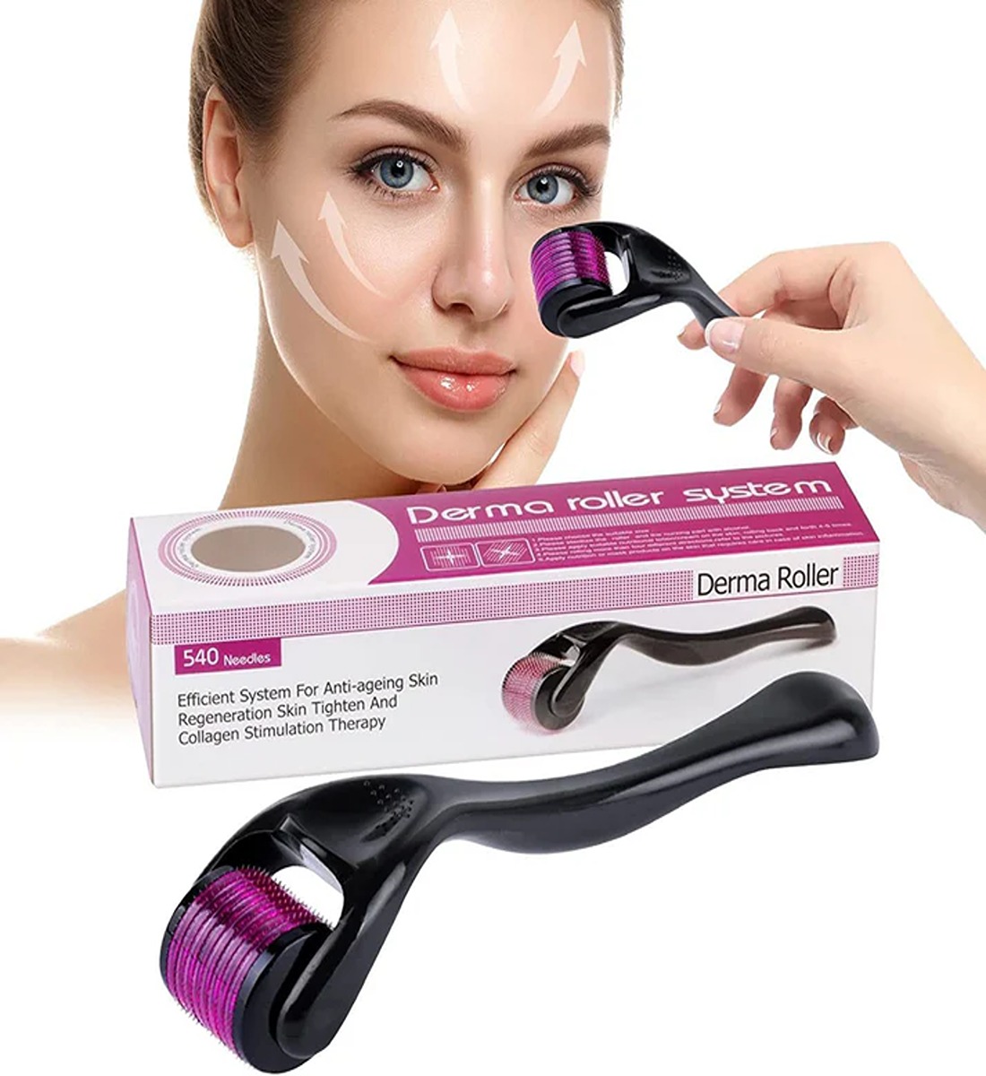Derma Roller 0.5mm for Hair & Skin System - Image 3