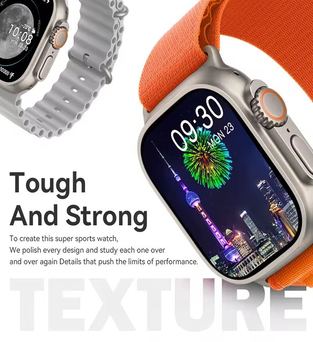 MK2 Ultra 2 Smart Watch, MK Series, 10 in 1 Ultra, 49mm Big Display, Wearable technology, 2024 Smartwatch various features, Bluetooth Calling, GPS, Fitness Tracker, Heart Rate Monitor, smartwatch for men and women, Best Price - Image 5