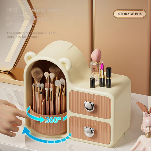 Multipurpose Rotating Cosmetics Organizer Premium Quality - Image 4