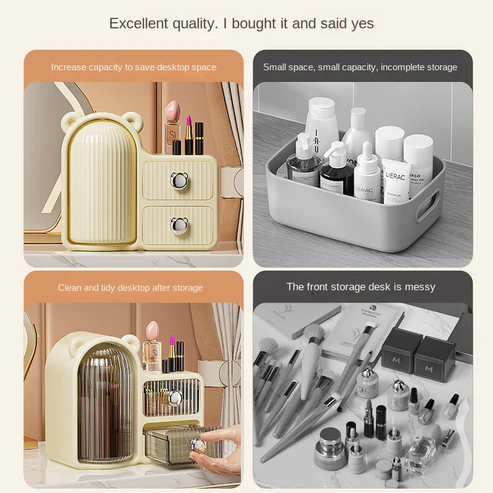 Multipurpose Rotating Cosmetics Organizer Premium Quality - Image 5