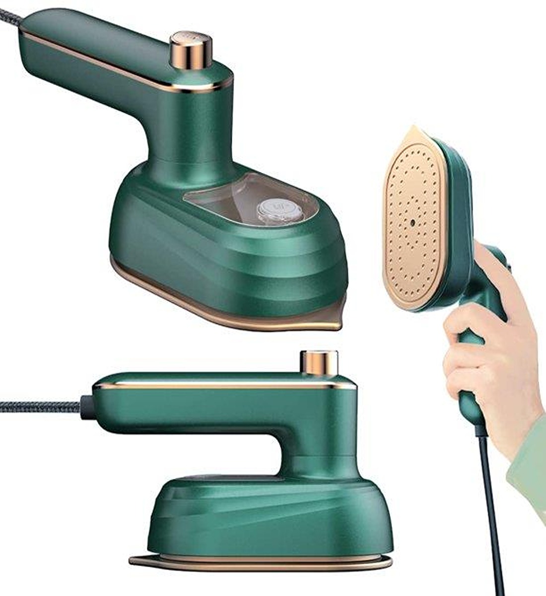 Professional Electric Micro Steam Iron Foldable for Dry and Wet Ironing / Mini Travel Iron Foldable Garment Steamer - Image 6