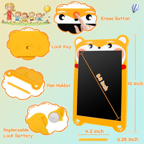 10 inch LCD Writing Tablet for Kids with 2 FREE tablets - Image 7